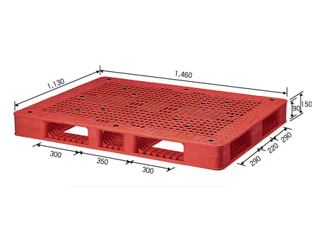 플라스틱 파렛트 HT4F 146*113 [1460*1130*150㎜ ,27kg]