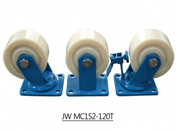 바퀴직경 152mm(6") 단조캐스터 시리즈 JW FC/MC 152-120T