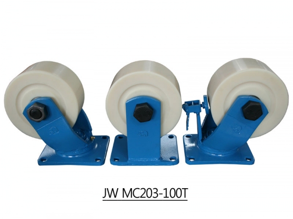 바퀴직경 203mm(8") 단조캐스터 시리즈 JW FC/MC 203-100T