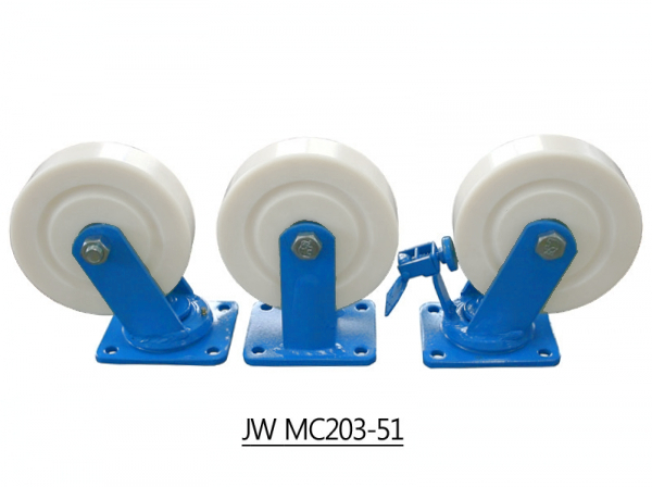 바퀴직경 203mm(8") 단조캐스터 시리즈 JW FC/MC 203-51