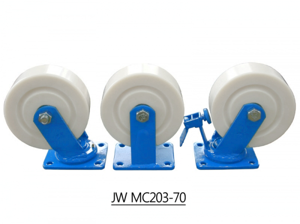 바퀴직경 203mm(8") 단조캐스터 시리즈 JW FC/MC 203-70