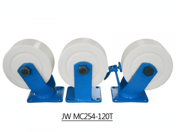 바퀴직경 254mm(10") 단조캐스터 시리즈 JW FC/MC 254-120T