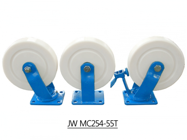 바퀴직경 254mm(10") 단조캐스터 시리즈 JW FC/MC 254-55T