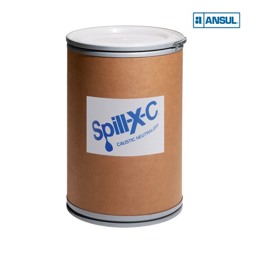 염기성물질 분말 중화제 드럼용기형, Spill-X-C , #76397, 염기성(Base) 중화제, 스필엑스, 케미컬 중화제